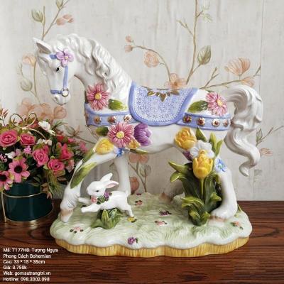 TƯỢNG NGỰA PHONG CÁCH BOHEMIAN